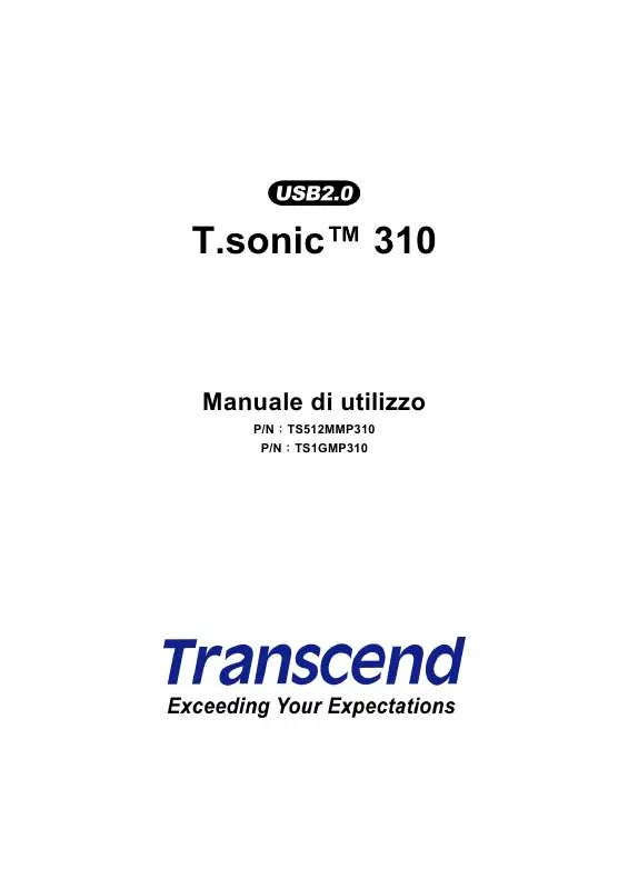 Mode d'emploi TRANSCEND TS1GMP310