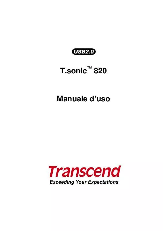 Mode d'emploi TRANSCEND TS2GMP820