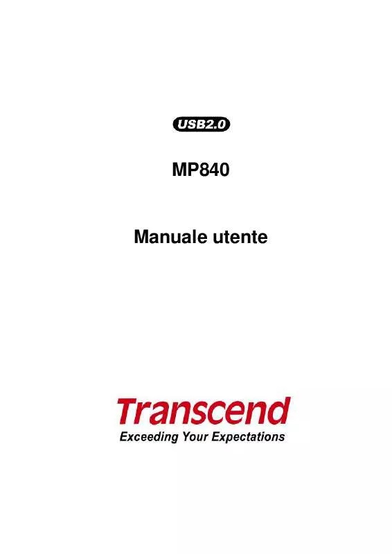 Mode d'emploi TRANSCEND TS2GMP840