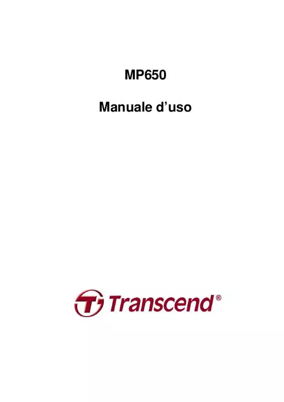 Mode d'emploi TRANSCEND TS4GMP650