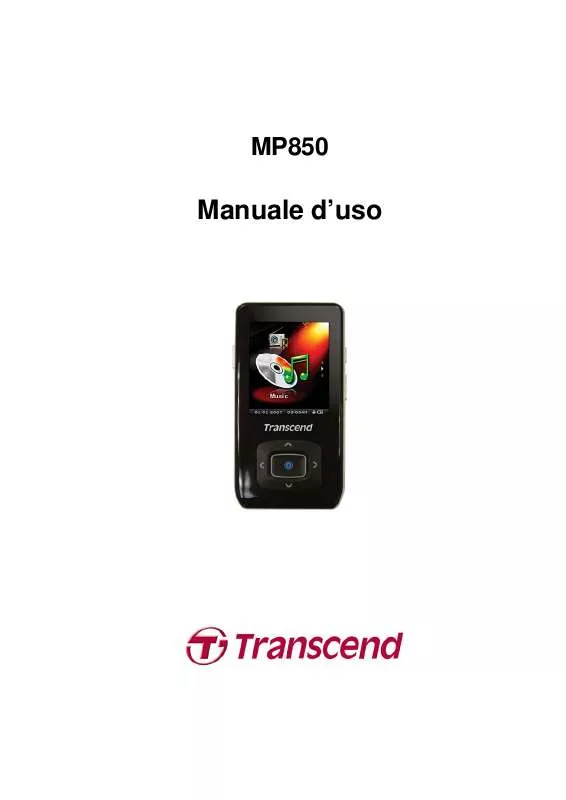 Mode d'emploi TRANSCEND TS4GMP850-J