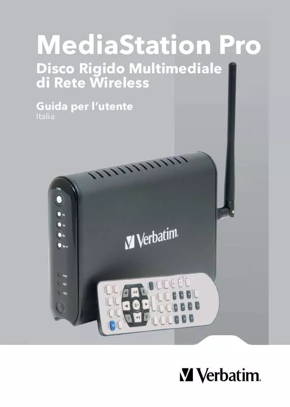 Mode d'emploi VERBATIM MEDIASTATION PRO WIRELESS NETWORK MULTIMEDIA HARD DRIVE