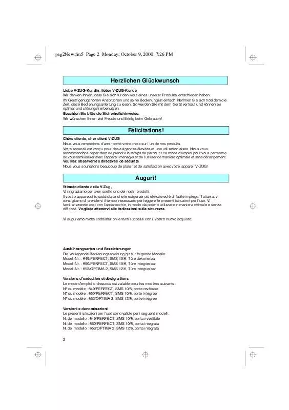 Mode d'emploi WHIRLPOOL 649.01.02