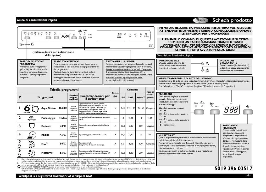 Mode d'emploi WHIRLPOOL ADP 6966 ECO WH