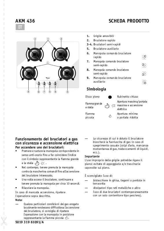 Mode d'emploi WHIRLPOOL AKM 436/MR