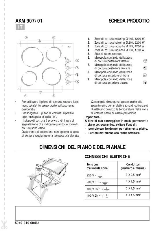 Mode d'emploi WHIRLPOOL AKM 907/NE/01