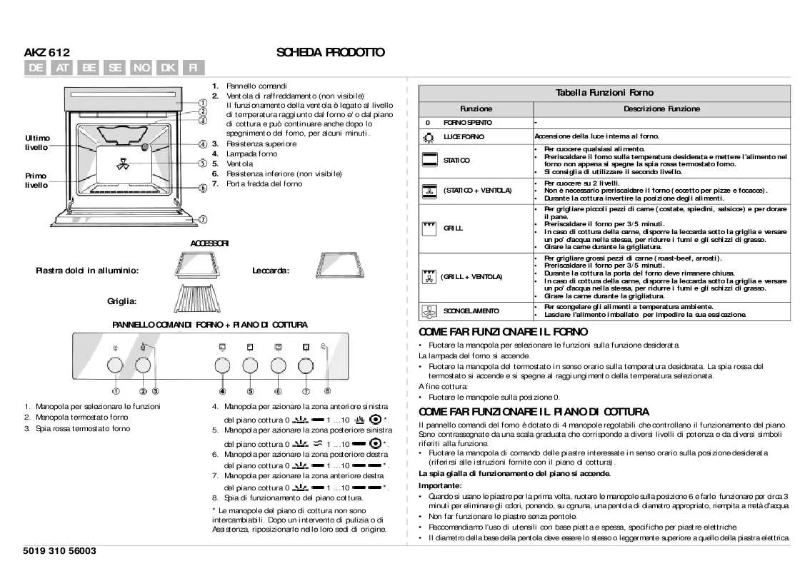 Mode d'emploi WHIRLPOOL AKZ 612 WH