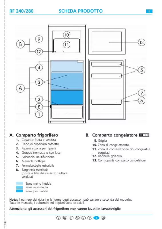 Mode d'emploi WHIRLPOOL ART 921/H/DBLUE