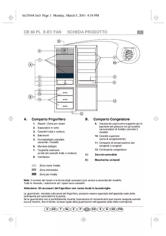 Mode d'emploi WHIRLPOOL ARZ 215/IX