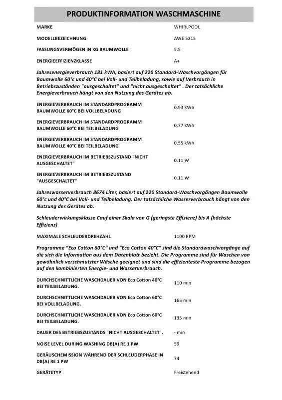 Mode d'emploi WHIRLPOOL ARZ 610/H