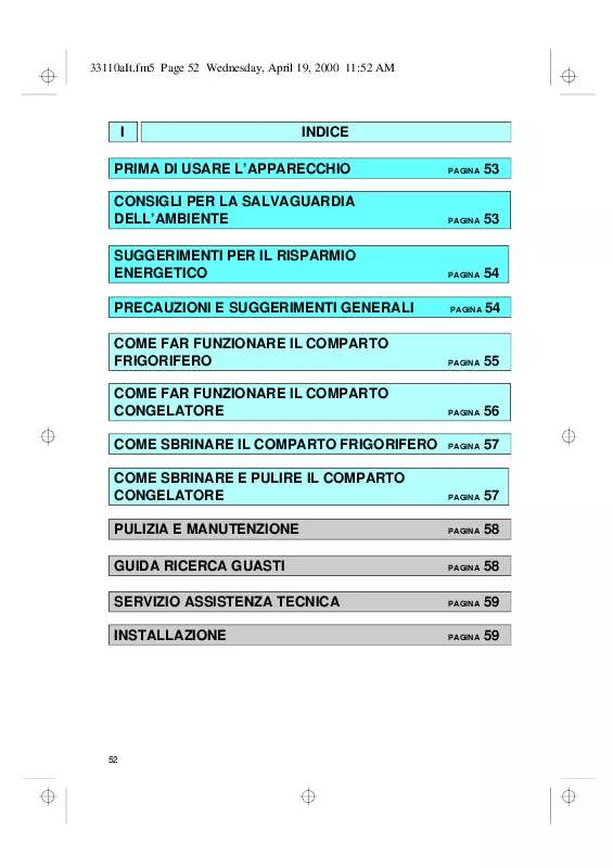 Mode d'emploi WHIRLPOOL ARZ 999/H