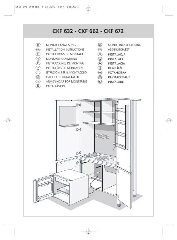 Mode d'emploi WHIRLPOOL CBI 604 W