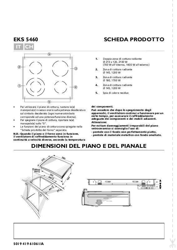 Mode d'emploi WHIRLPOOL EKS 5460-1 IN