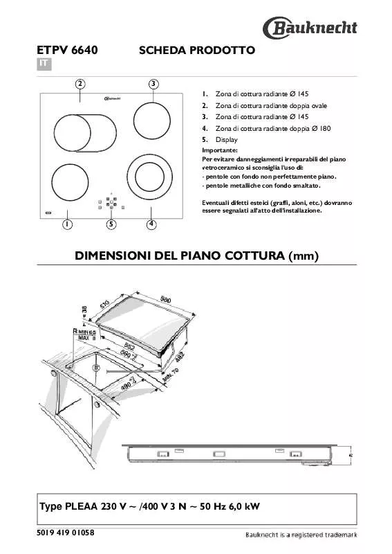 Mode d'emploi WHIRLPOOL ETPV 6640 NE