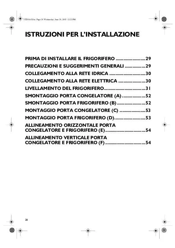 Mode d'emploi WHIRLPOOL FRAA36AF20/2