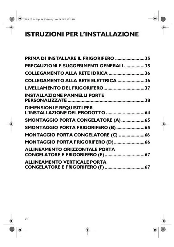 Mode d'emploi WHIRLPOOL FTSS36AF20/3