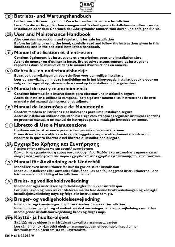 Mode d'emploi WHIRLPOOL HOO M10 AN