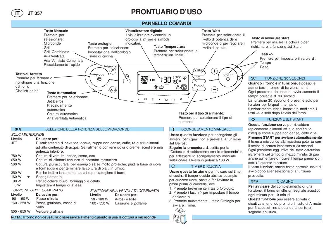 Mode d'emploi WHIRLPOOL JT 357 ALU