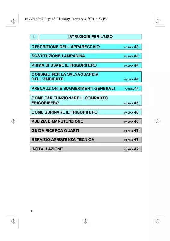 Mode d'emploi WHIRLPOOL RF 3141