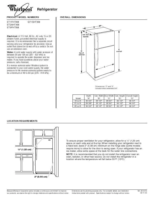 Mode d'emploi WHIRLPOOL WME1887 DFC IX